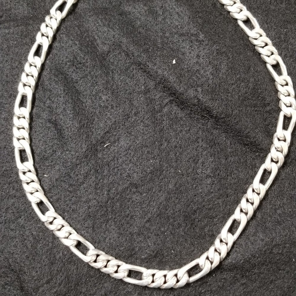 HEAVY SILVER NECKLACE 24" / 182 GRAMS